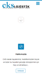 Mobile Screenshot of ckslojistik.com