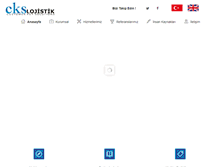 Tablet Screenshot of ckslojistik.com